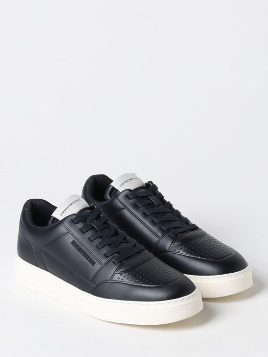  엠포리오 아르마니 스니커즈 X4X677XF805 00285 Navy - EMPORIO ARMANI