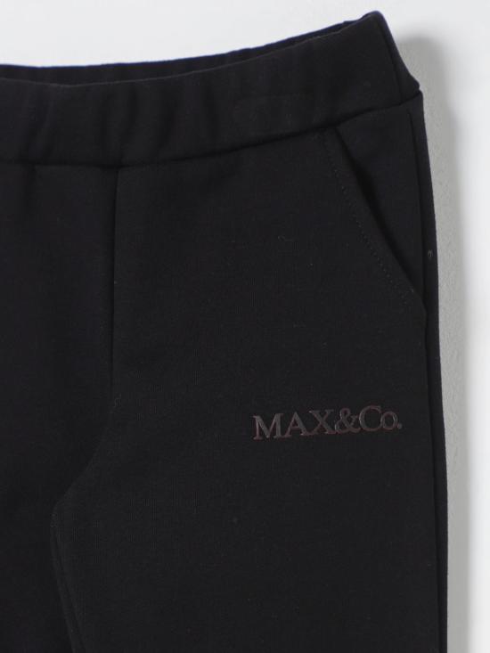 24FW [키즈] 막스앤코 트레이닝/조거 팬츠 MX0042MX056 MX900 Black - MAX & CO.