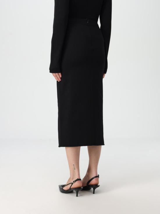 25FW 돌체앤가바나 롱 스커트 FXO10TJFMEX N0000 Black - DOLCE & GABBANA