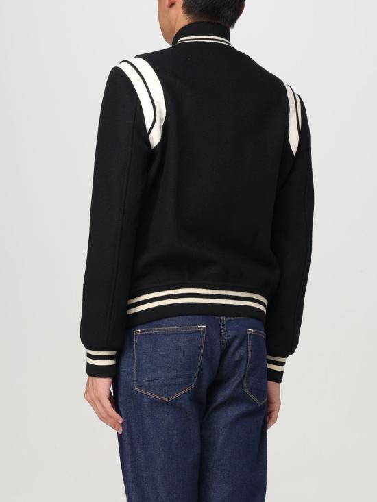 24FW 생로랑 봄버 자켓 354718Y180W 1070 Black - SAINT LAURENT