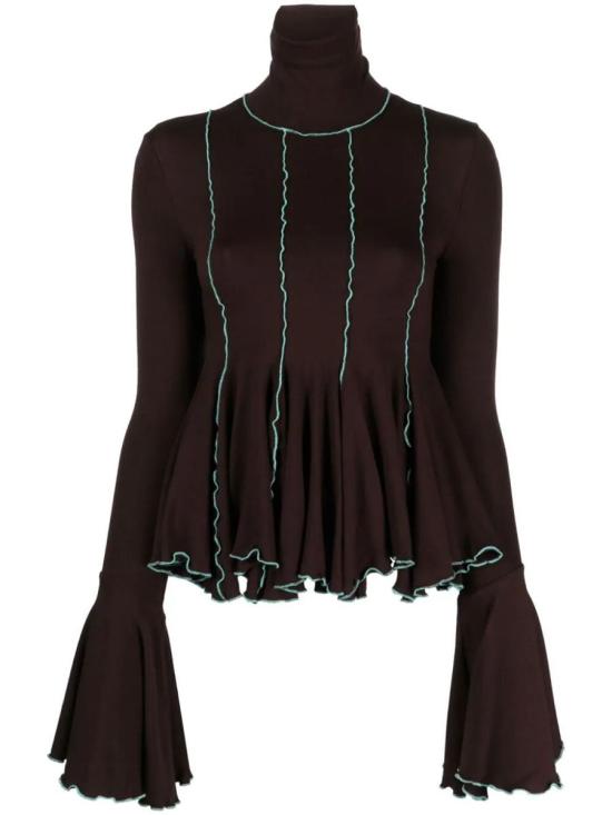  시에드레스 민소매 티셔츠 WFW23TP24BR 47560 BROWN