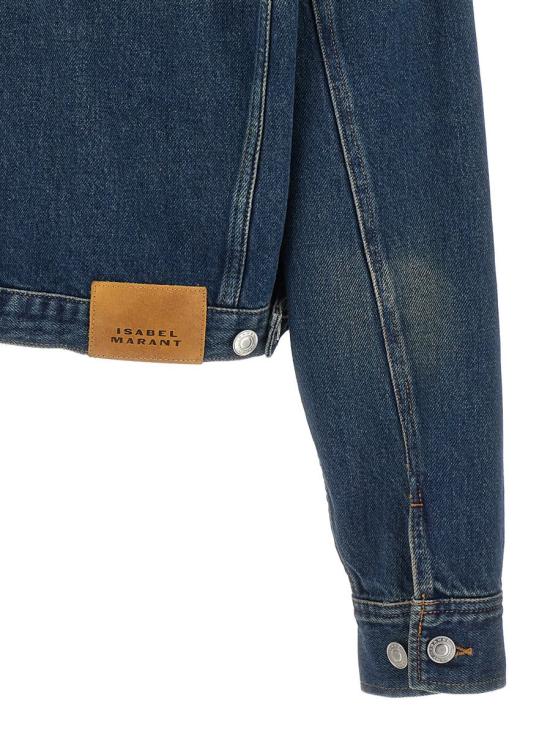  이자벨마랑 데님 자켓 24PVE0075FAB1H04I30FB BLUE - ISABEL MARANT