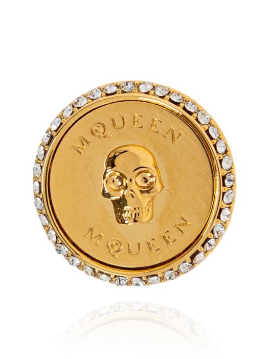 24FW 알렉산더 맥퀸 이어링 806997 J160G 4135 GOLD CRY SW - ALEXANDER MCQUEEN