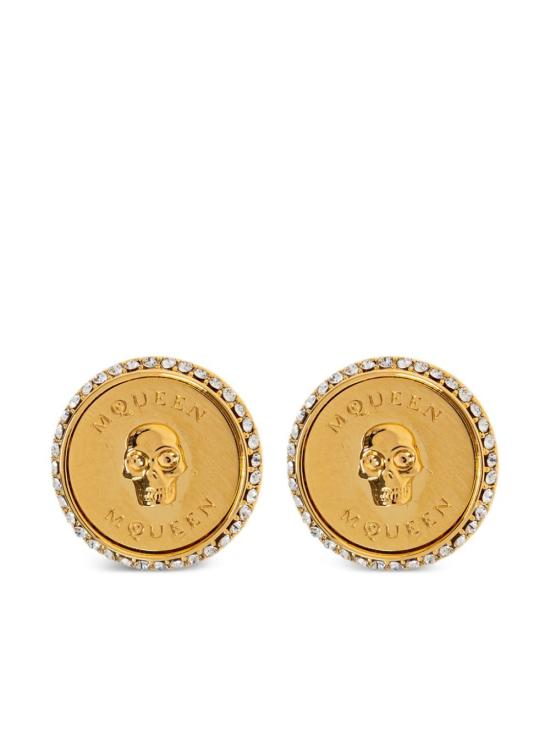 24FW 알렉산더 맥퀸 이어링 806997 J160G 4135 GOLD CRY SW
