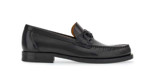  살바토레 페라가모 간치니 오너먼트 모카신 762689 021606NERO NEW BISCOTTO - SALVATORE FERRAGAMO