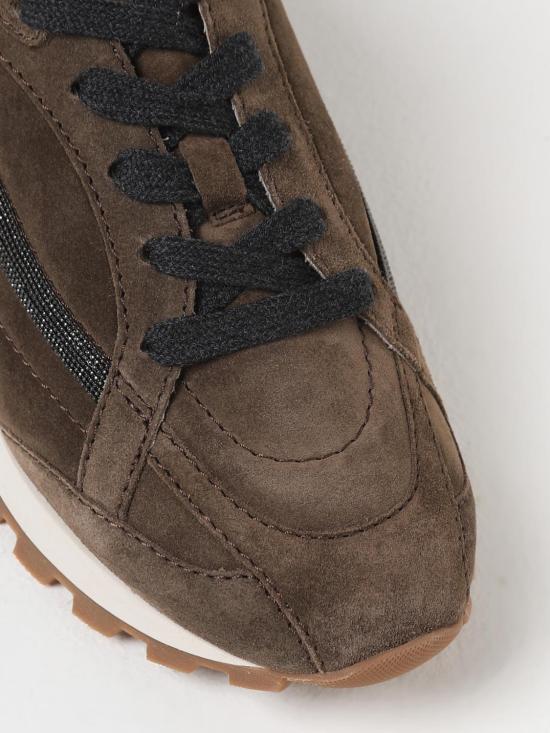  브루넬로 쿠치넬리 스니커즈 MZSFG2794 C8769 Dove Grey - BRUNELLO CUCINELLI