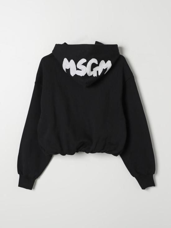 25FW [키즈] 엠에스지엠 트레이닝 상의 F4MSJGHS140 110 Black - MSGM