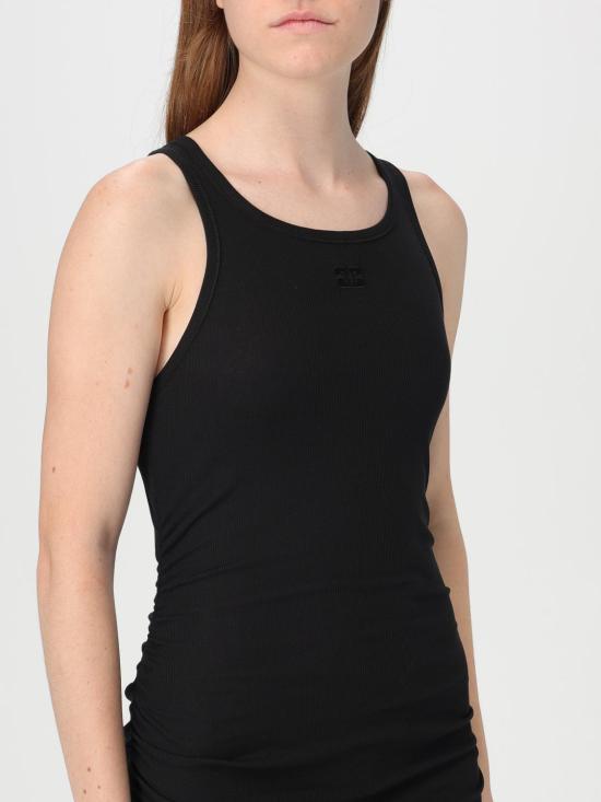 24FW 가니 롱 원피스 T3935 099 Black - GANNI