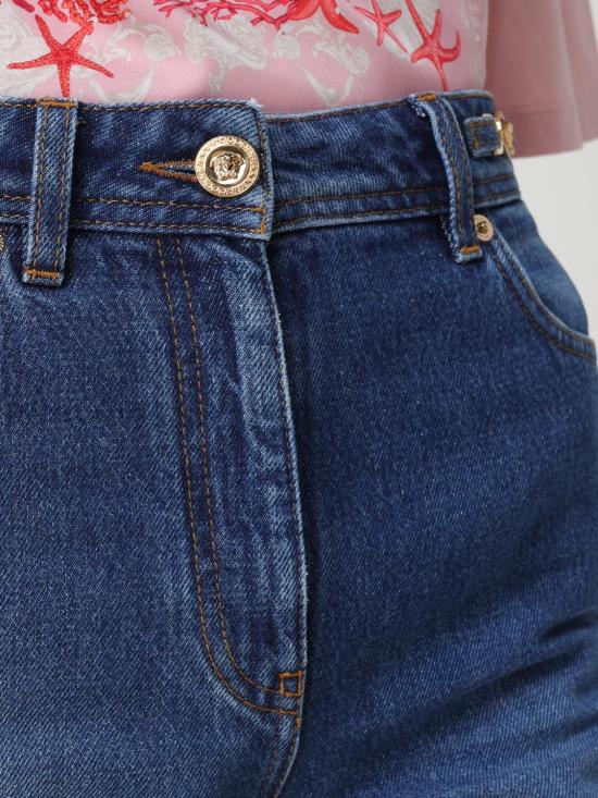 24FW 베르사체 데님 팬츠 10115191A07079 1D100 Blue - VERSACE