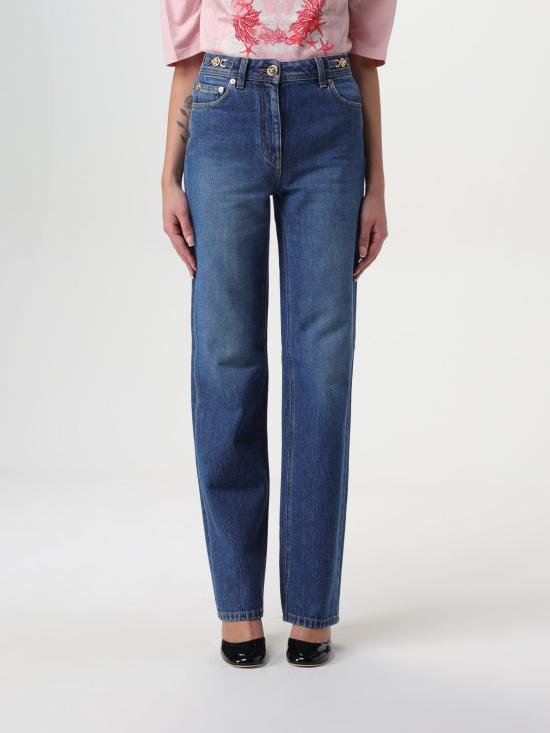 24FW 베르사체 데님 팬츠 10115191A07079 1D100 Blue