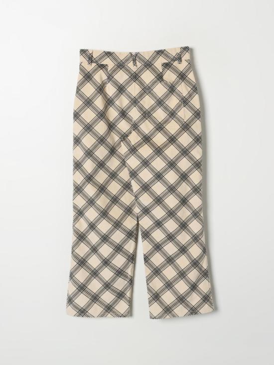 24FW [키즈] 버버리 스트레이트 팬츠 8089098 A1073 Cream - BURBERRY