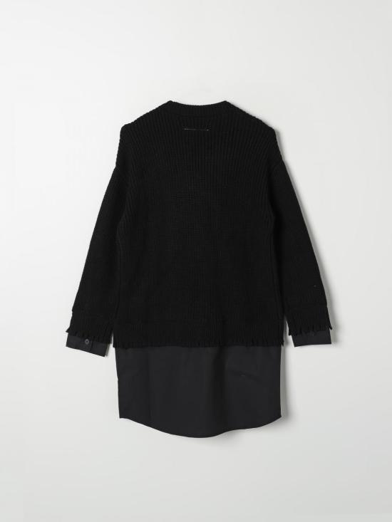 24FW [키즈] MM6 메종마르지엘라 원피스 M60643MM03M M6900 Black - MM6 MAISON MARGIELA