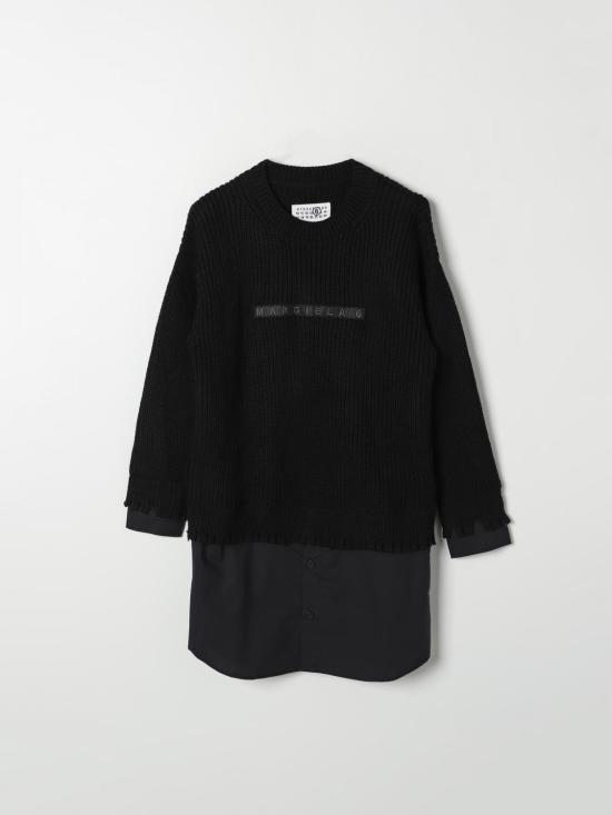 24FW [키즈] MM6 메종마르지엘라 원피스 M60643MM03M M6900 Black