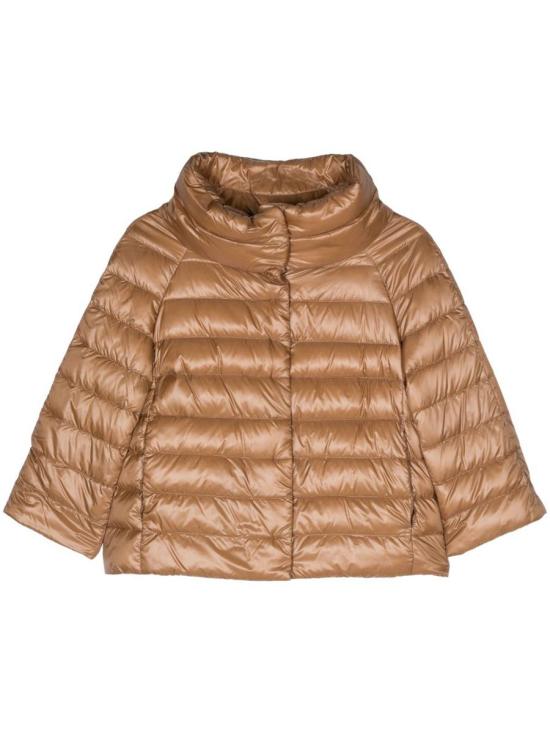 25FW 에르노 소피아 레귤러 핏 케이프 다운 자켓  PI0046DIC12017Z2157 BROWN