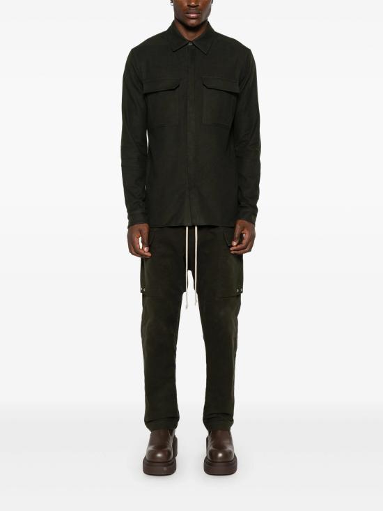  릭 오웬스 긴팔 셔츠 RU02D6291FL 75 FOREST - RICK OWENS