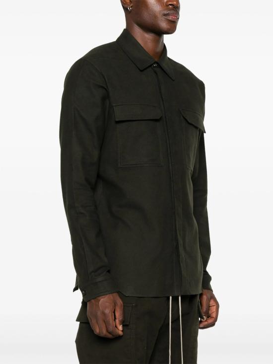  릭 오웬스 긴팔 셔츠 RU02D6291FL 75 FOREST - RICK OWENS