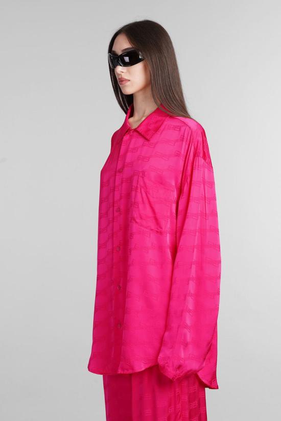 24FW 발렌시아가 블라우스 405810 681631TMO68 Purple - BALENCIAGA