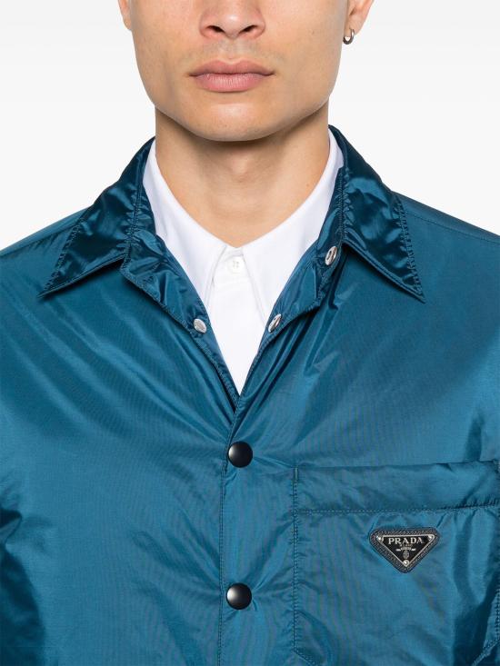 25SS 프라다 긴팔 셔츠 SC554MS2211WQ9 F0AFC AVIAZIONE - PRADA