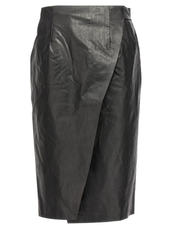  카슬 미디 스커트 R29100001 Black