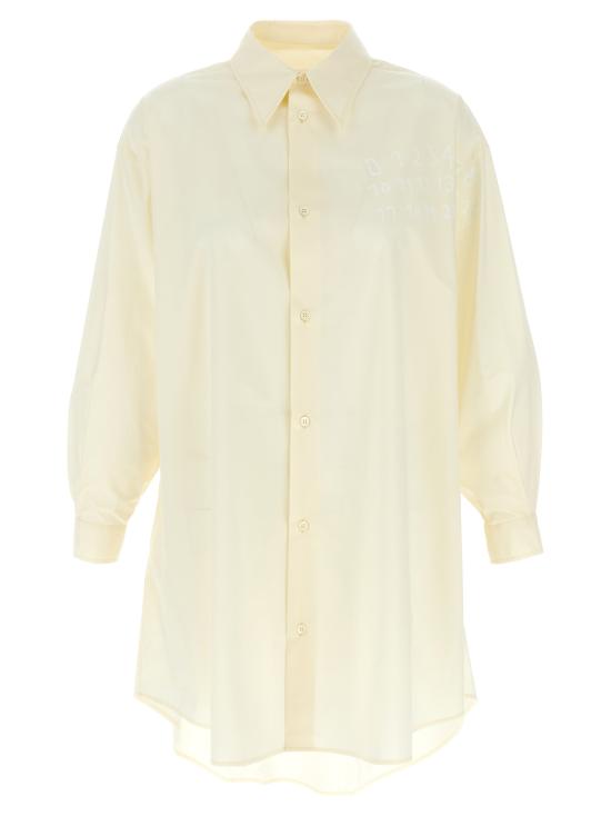 24FW MM6 메종마르지엘라 숏 원피스 S62CT0247S47294102 White