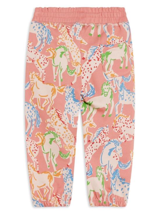 24FW [키즈] 스텔라 맥카트니 스트레이트 팬츠 TV6A70 Z2014 50UMC PINK MULTICOLOR - STELLA MCCARTNEY