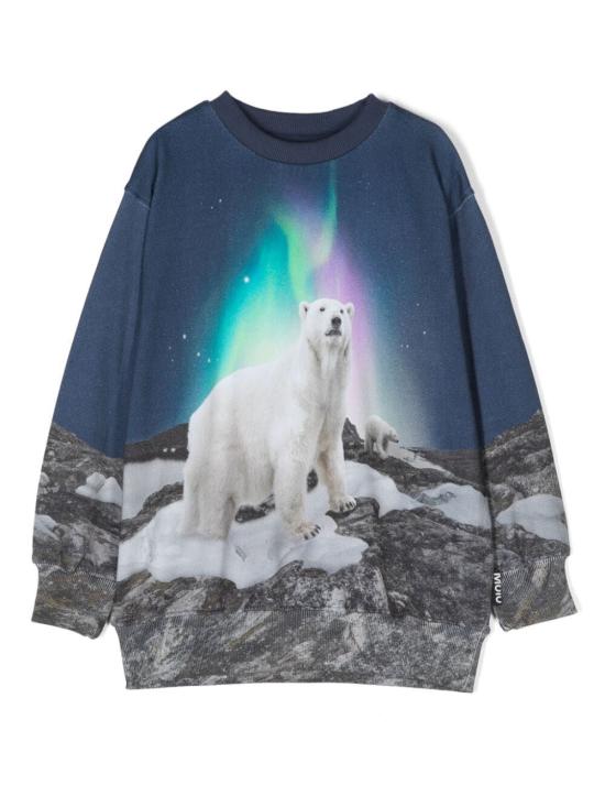 24FW [키즈] 몰로 트레이닝 상의 1W24J201 3705 POLAR NIGHT