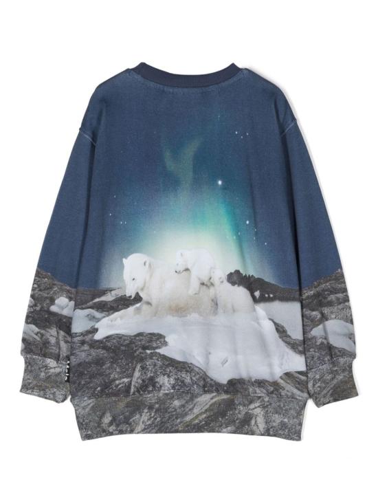 24FW [키즈] 몰로 트레이닝 상의 1W24J201 3705 POLAR NIGHT - MOLO