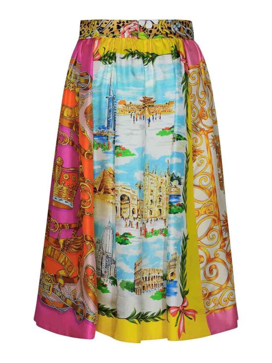  모스키노 미디 스커트 011705511888 Multicolour - MOSCHINO