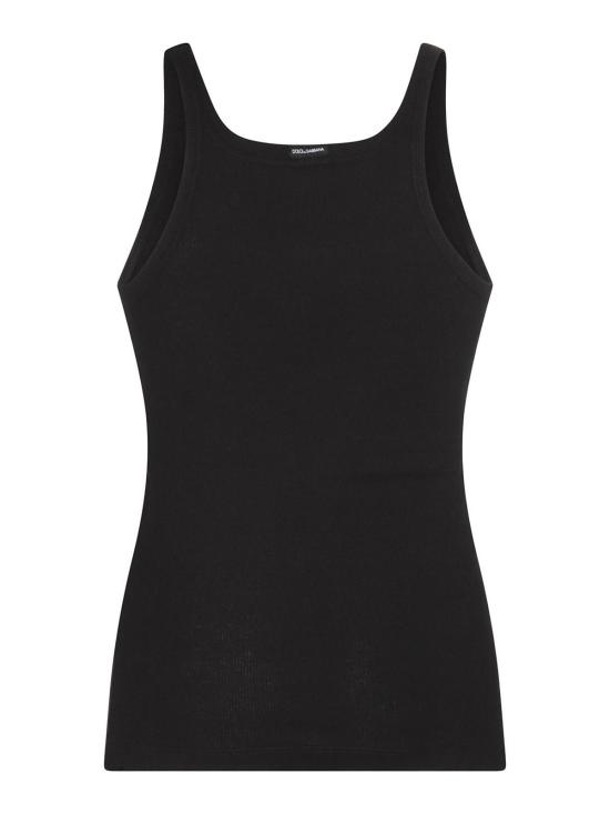  돌체앤가바나 민소매 티셔츠 M8E98JONO02N0000 Black - DOLCE & GABBANA