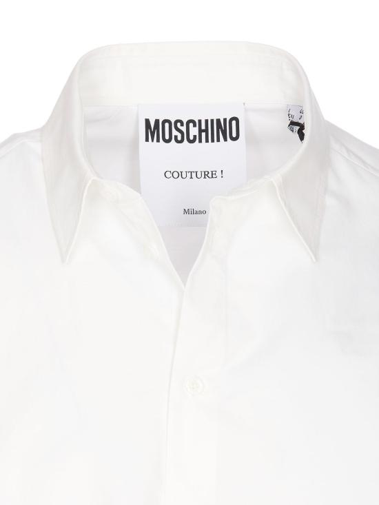  모스키노 긴팔 셔츠 021002321001 White - MOSCHINO