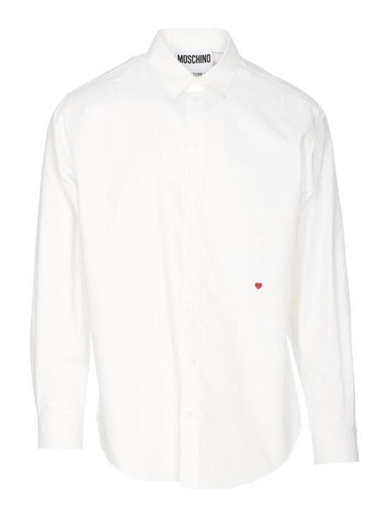  모스키노 긴팔 셔츠 021002321001 White