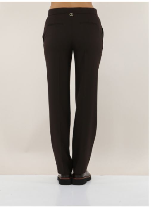  트윈셋 스트레이트 팬츠 242TT2125 11946 Coffee chocolate - TWINSET