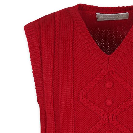 24FW [키즈] 라스투펜데리아 베스트 WJGL42826 RED - LA STUPENDERIA