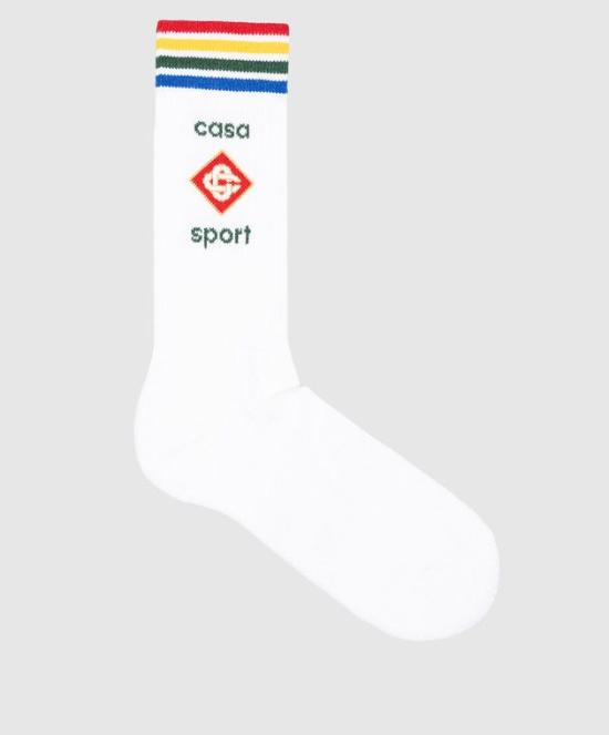 24FW 카사블랑카 양말 AF24ACC01003 RAINBOW