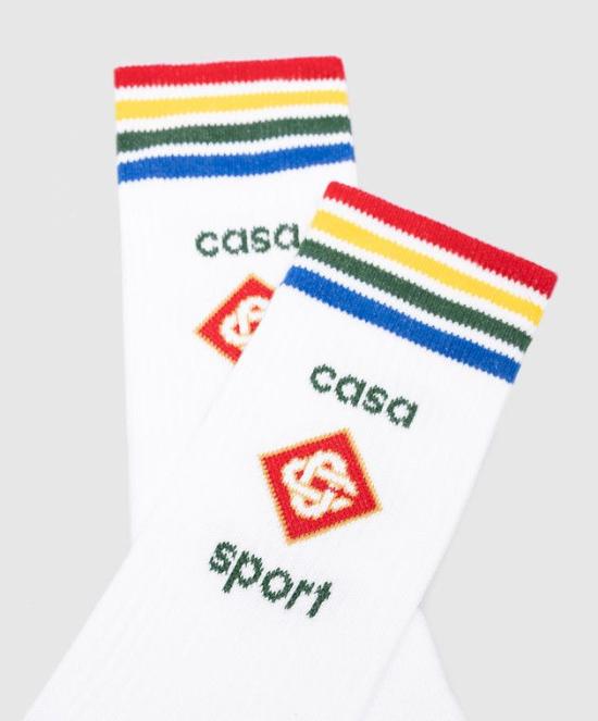 24FW 카사블랑카 양말 AF24ACC01003 RAINBOW - CASABLANCA