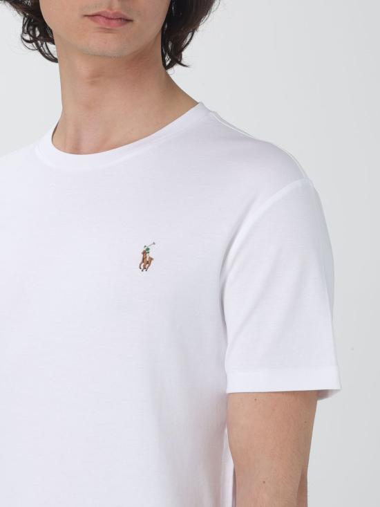 26SS 폴로 랄프로렌 포니 로고 자수 반팔티 710740727002 White - POLO RALPH LAUREN