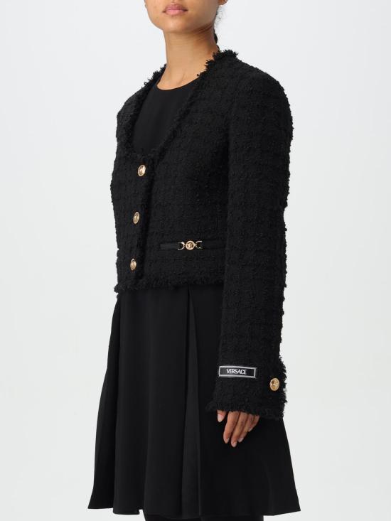 24FW 베르사체 자켓 10157441A10096 1B000 Black - VERSACE
