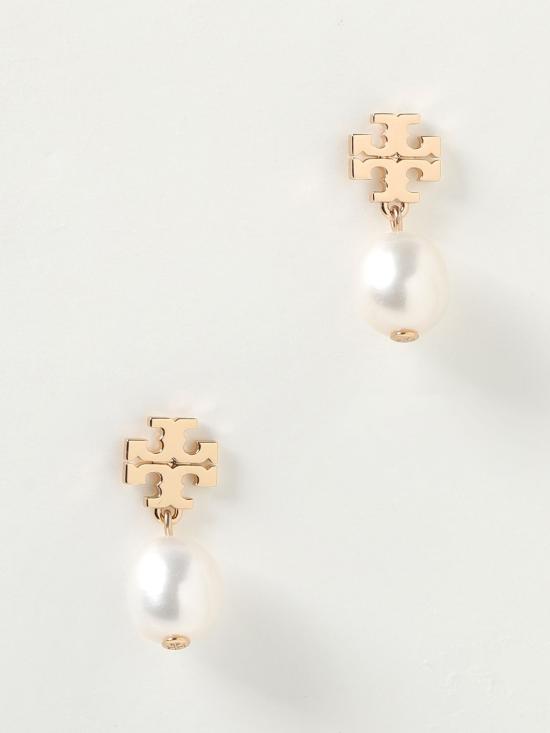 26SS 토리버치 Kira 펄 드랍 이어링 65156 709 Gold