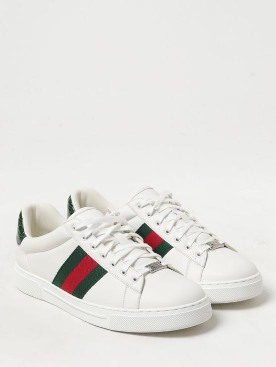 26SS 구찌 웹 스니커즈 757892AACAG 9055 White - GUCCI