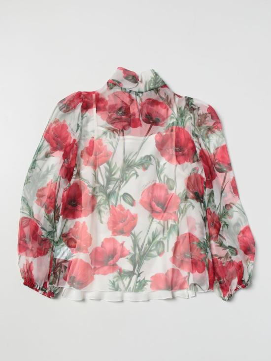  [키즈] 돌체앤가바나 패턴 셔츠 L55S73IS1QU HA3VN Multicolor - DOLCE & GABBANA