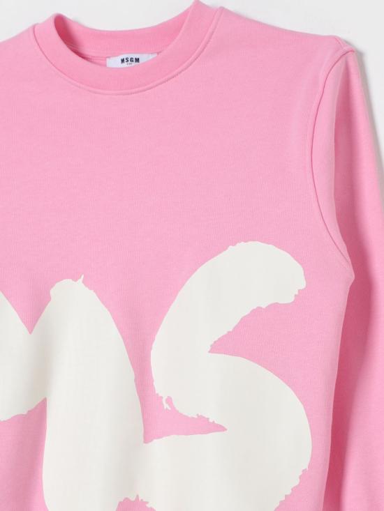 24FW [키즈] 엠에스지엠 트레이닝 상의 F4MSJUSW059 042 Pink - MSGM