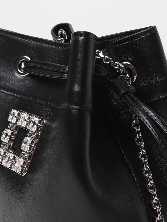 24FW 로저비비에 토트백 RBWANME0100XMA B999 Black - ROGER VIVIER