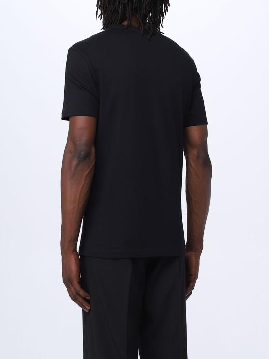 26SS 베르사체 반팔 티셔츠 10084811A08489 1B000 Black - VERSACE