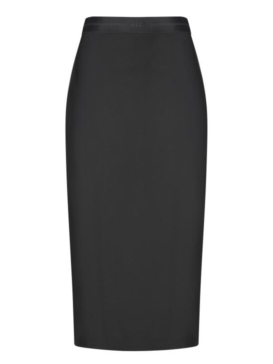 24FW 엠에스지엠 미디 스커트 3741MDD23 247506 99 BLACK