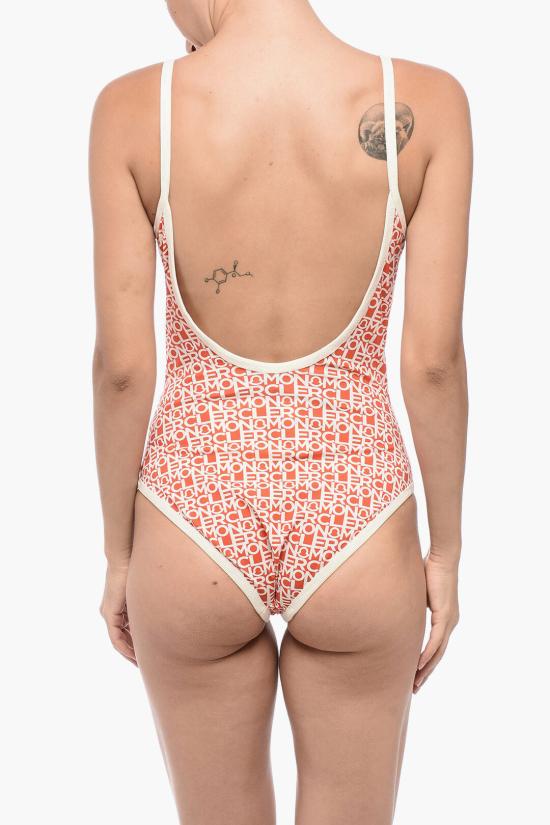  몽클레어 원피스 수영복 8N0000589A0Y30A Arancio Bianco - MONCLER