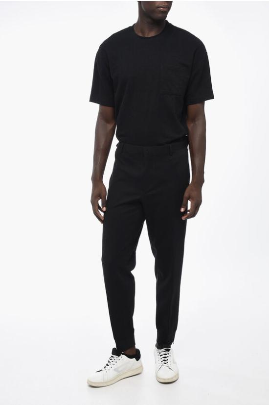  꼬르넬리아니 수트 팬츠 844L10 9818501 020 Black - CORNELIANI