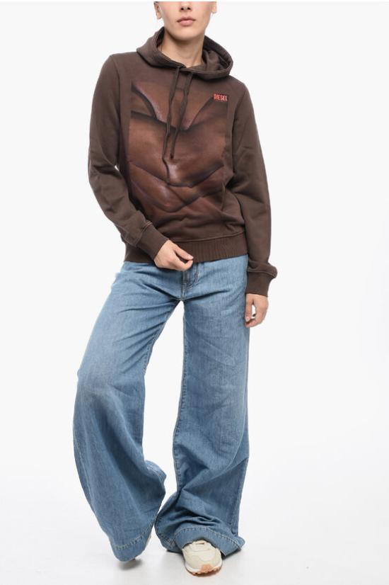  디젤 후드 티셔츠 A07596 0AJIH 7DI - DIESEL