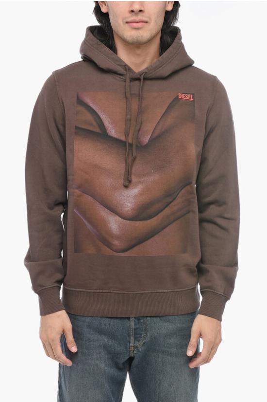  디젤 후드 티셔츠 A07596 0AJIH 7DI - DIESEL