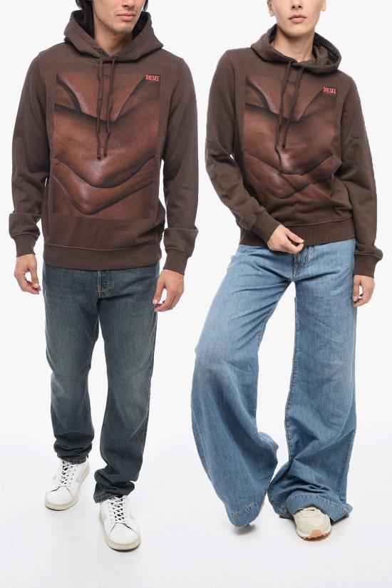  디젤 후드 티셔츠 A07596 0AJIH 7DI