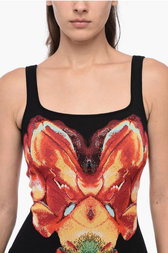  알렉산더 맥퀸 숏 원피스 758519 Q1A6G 1160 Black - ALEXANDER MCQUEEN